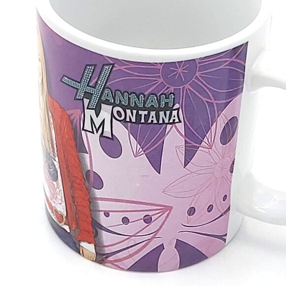 Hannah Montana Mug Disney Channel Miley Cyrus Pop Star Y2K 2000s    2008 - Picture 2 of 4